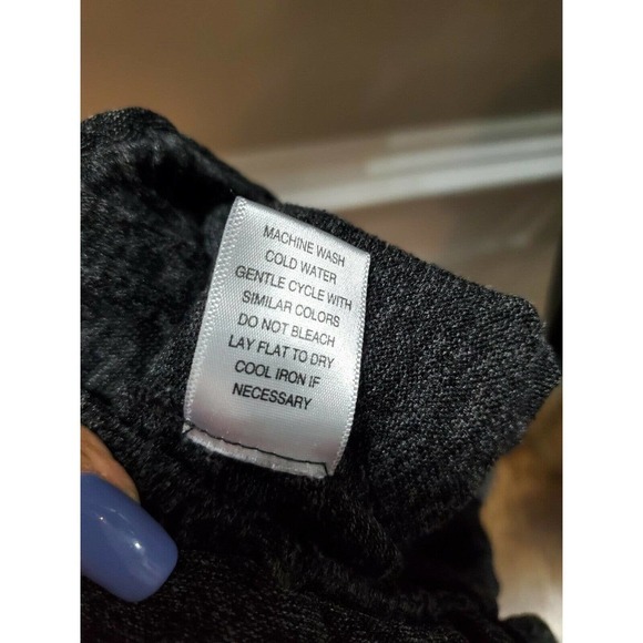 C Women's Solid Gray Polyester Round Neck Sleeveless Casual Jumsuits Size Small - Picture 10 of 16